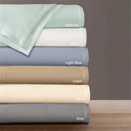 Madison Park Premier Comfort Liquid Cotton Blanket, White - King BL51N-0613